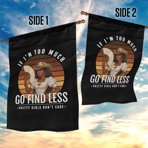 Black History African Melanin Cowgirl Garden Flag Country Girls African American Western Tribute TS10 Print Your Wear