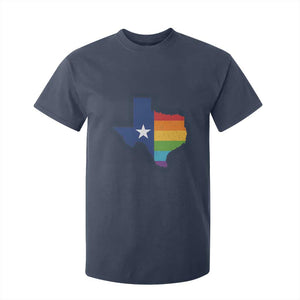 LGBTQ Texas State Flag T Shirt For Kid TS10 Navy Print Your Wear