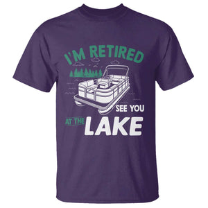 Im Retired See You At The Lake T Shirt Funny Retirement Gifts Lake Lover Gifts TS10 Purple Print Your Wear