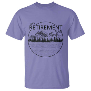 My Retirement Plan Lake Life T Shirt Retired To The Lake Cool Outdoor Camping TS10 Violet Print Your Wear