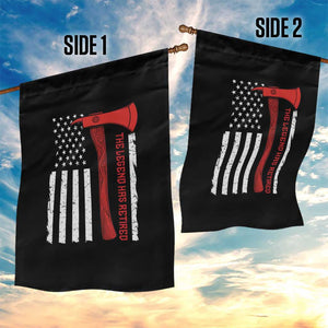 The Legend Has Retired Firefighter Garden Flag Vintage Retirement Gifts Fireman American Flag TS10 Print Your Wear