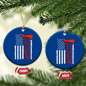 The Legend Has Retired Firefighter Ceramic Ornament Vintage Retirement Gifts Fireman American Flag TS10 1pc Blue Print Your Wear
