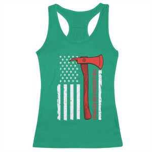 The Legend Has Retired Firefighter Racerback Tank Top Vintage Retirement Gifts Fireman American Flag TS10 Irish Green Print Your Wear