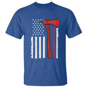The Legend Has Retired Firefighter T Shirt Vintage Retirement Gifts Fireman American Flag TS10 Royal Blue Print Your Wear