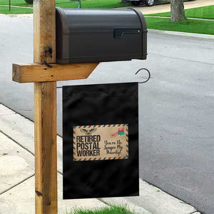Retired Postal Worker Garden Flag No Longer My Priority Retirement Gifts TS10 Print Your Wear