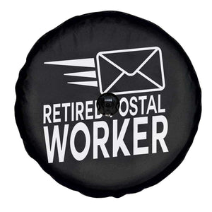 Retired Postal Worker Spare Tire Cover Mailman Postman Retirement Gifts TS10 Print Your Wear
