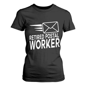Retired Postal Worker T Shirt For Women Mailman Postman Retirement Gifts TS10 Black Print Your Wear