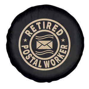 Retired Postal Worker Spare Tire Cover Mailman Postman Vintage Retirement Gifts TS10 Print Your Wear