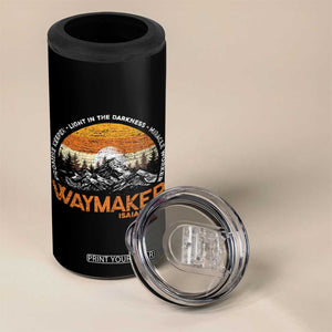 Vintage Christian 4 in 1 Can Cooler Tumbler Isaiah 42:16 Waymaker Promise Keeper Miracle Worker TS10 Print Your Wear