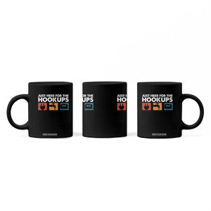 Camping RV Coffee Mug Funny Just Here for The Hookups Caravan Motorhome TS10 Print Your Wear