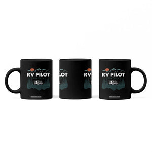 RV Pilot Camping Coffee Mug Retro Motorhome Travel Vacation Gift TS10 Print Your Wear