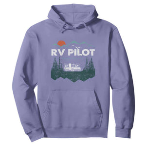 RV Pilot Camping Hoodie Retro Motorhome Travel Vacation Gift TS10 Violet Print Your Wear