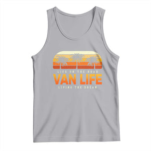 Van Life Tank Top Retro Camping RV Motorhome Travel Vacation Gift TS10 Athletic Heather Print Your Wear
