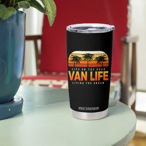 Van Life Tumbler Cup Retro Camping RV Motorhome Travel Vacation Gift TS10 Print Your Wear