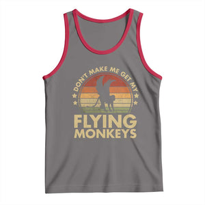 Vintage Retro Dont Make Me Get My Flying Monkeys Tank Top TS10 Deep Heather Red Print Your Wear