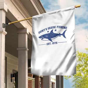 Retro Fisher Birthday Garden Flag Vintage Quints Shark Fishing 1975 TS10 Print Your Wear