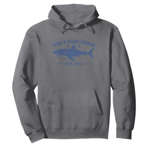 Retro Fisher Birthday Hoodie Vintage Quints Shark Fishing 1975 TS10 Charcoal Print Your Wear