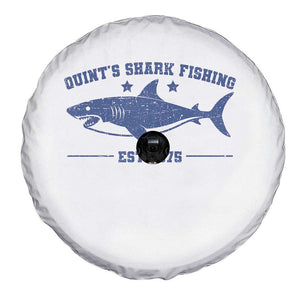 Retro Fisher Birthday Spare Tire Cover Vintage Quints Shark Fishing 1975 TS10 Print Your Wear