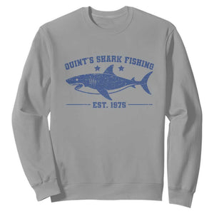 Retro Fisher Birthday Sweatshirt Vintage Quints Shark Fishing 1975 TS10 Sport Gray Print Your Wear