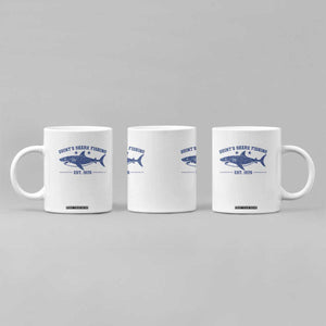 Retro Fisher Birthday Coffee Mug Vintage Quints Shark Fishing 1975 TS10 Print Your Wear