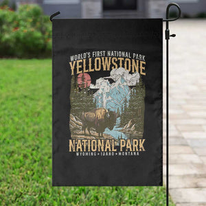 Vintage Yellowstone National Park Garden Flag Retro Nature Wildlife Outdoor Hiking Camping Forest TS10 Print Your Wear