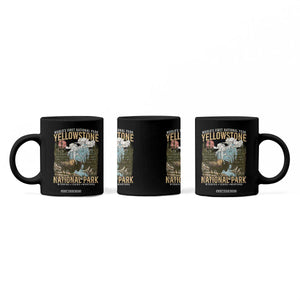 Vintage Yellowstone National Park Coffee Mug Retro Nature Wildlife Outdoor Hiking Camping Forest TS10 Print Your Wear