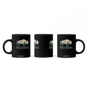 Yellowstone National Park Coffee Mug Bison Nature Wildlife Outdoor Hiking Camping Forest TS10 Print Your Wear
