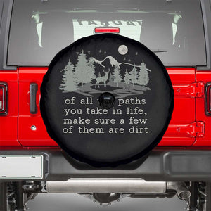 Retro Nature Wildlife Outdoor Spare Tire Cover Camping Forest Hiking Vintage TS10 Black Print Your Wear