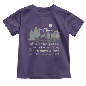 Retro Nature Wildlife Outdoor Toddler T Shirt Camping Forest Hiking Vintage TS10 Purple Print Your Wear