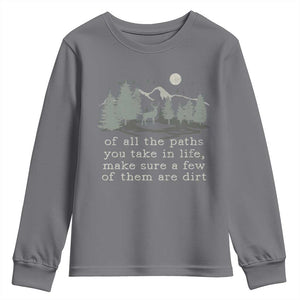 Retro Nature Wildlife Outdoor Youth Sweatshirt Camping Forest Hiking Vintage TS10 Charcoal Print Your Wear