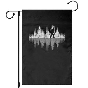 Bigfoot In The Forest Garden Flag Sasquatch Trees Reflection Wildlife Nature Outdoor Wild Retro TS10 Black Print Your Wear