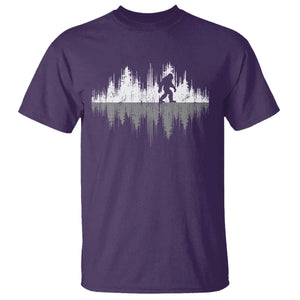 Bigfoot In The Forest T Shirt Sasquatch Trees Reflection Wildlife Nature Outdoor Wild Retro TS10 Purple Print Your Wear