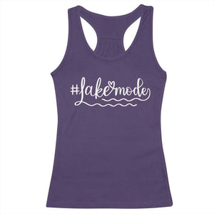 Lake Mode Racerback Tank Top Summer Vacation Outdoor Camping TS10 Purple Print Your Wear