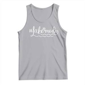 Lake Mode Tank Top Summer Vacation Outdoor Camping TS10 Athletic Heather Print Your Wear