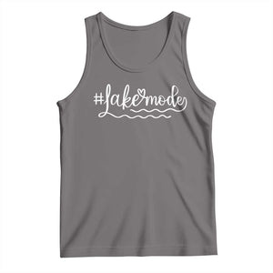 Lake Mode Tank Top Summer Vacation Outdoor Camping TS10 Deep Heather Print Your Wear