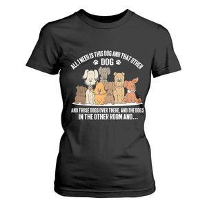 Funny Dog Lover T Shirt For Women Fur Mama Dad Dog Rescue TS10 Black Print Your Wear