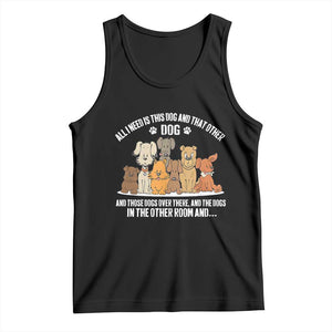 Funny Dog Lover Tank Top Fur Mama Dad Dog Rescue TS10 Black Print Your Wear