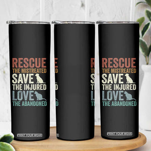 Adopt A Shelter Pet Skinny Tumbler Rescue Save Love Cat Dog Adoption Animal Rescue TS10 Print Your Wear