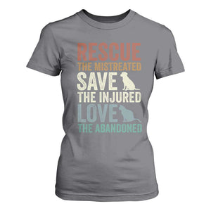 Adopt A Shelter Pet T Shirt For Women Rescue Save Love Cat Dog Adoption Animal Rescue TS10 Charcoal Print Your Wear
