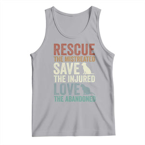Adopt A Shelter Pet Tank Top Rescue Save Love Cat Dog Adoption Animal Rescue TS10 Athletic Heather Print Your Wear
