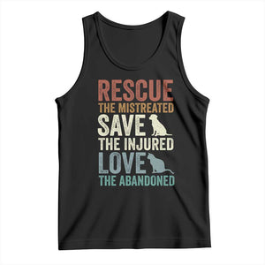 Adopt A Shelter Pet Tank Top Rescue Save Love Cat Dog Adoption Animal Rescue TS10 Black Print Your Wear