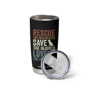 Adopt A Shelter Pet Tumbler Cup Rescue Save Love Cat Dog Adoption Animal Rescue TS10 Print Your Wear