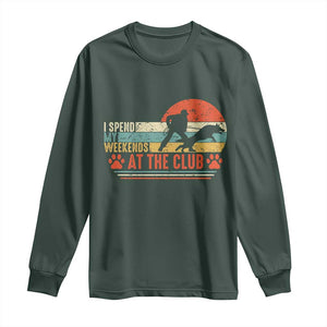 Funny IGP Bite Work Long Sleeve Shirt Schutzhund Dog Training TS10 Dark Forest Green Print Your Wear