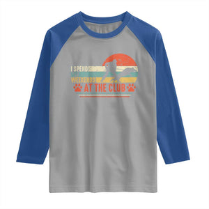 Funny IGP Bite Work Raglan Shirt Schutzhund Dog Training TS10 Sport Gray Royal Print Your Wear