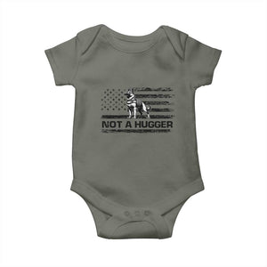 Belgian Malinois American Flag Baby Onesie K9 Dog Lovers German Shepherd TS10 Military Green Print Your Wear