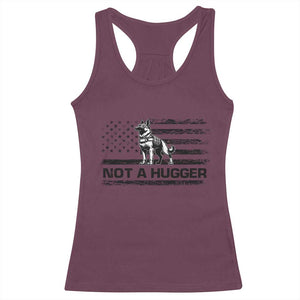 Belgian Malinois American Flag Racerback Tank Top K9 Dog Lovers German Shepherd TS10 Maroon Print Your Wear
