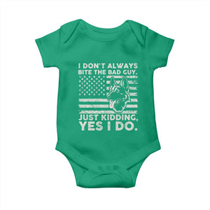 Funny K9 Baby Onesie Belgian Malinois American Flag Police Officer TS10 Irish Green Print Your Wear