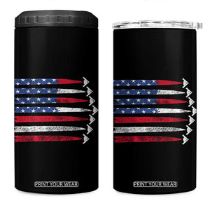 B2 Spirit 4 in 1 Can Cooler Tumbler B-2 Stealth Bomber Aircraft American Flag Patriotic TS10 One Size: 16 oz Black Print Your Wear