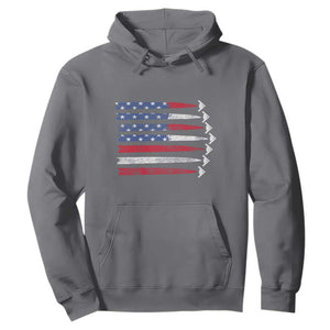 B2 Spirit Hoodie B-2 Stealth Bomber Aircraft American Flag Patriotic TS10 Charcoal Print Your Wear