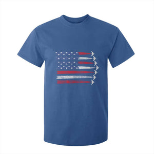 B2 Spirit T Shirt For Kid B-2 Stealth Bomber Aircraft American Flag Patriotic TS10 Royal Blue Print Your Wear